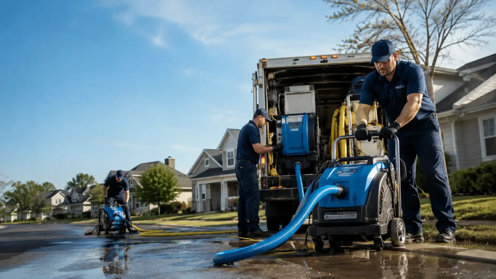 Flood Damage Cleanup in South China, ME